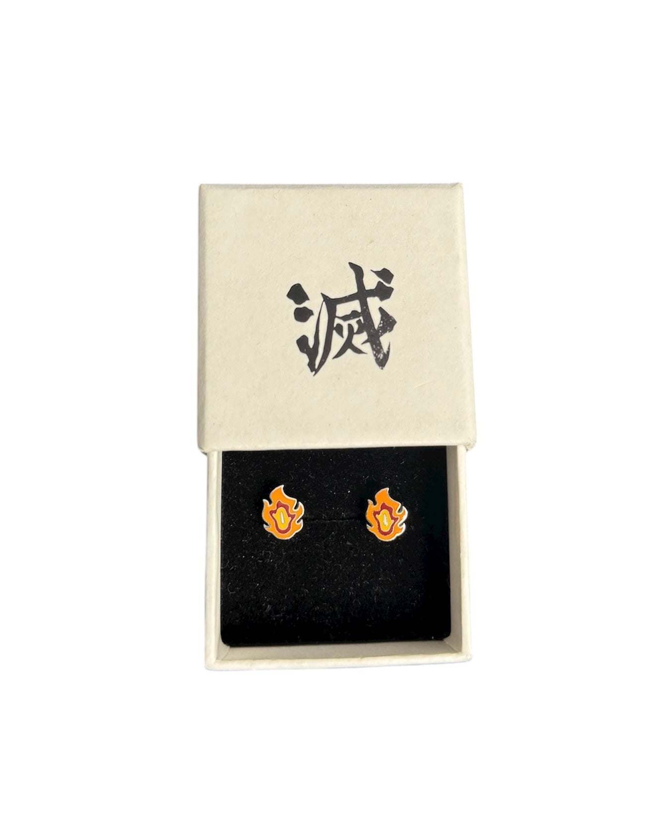 Heart ablaze earrings