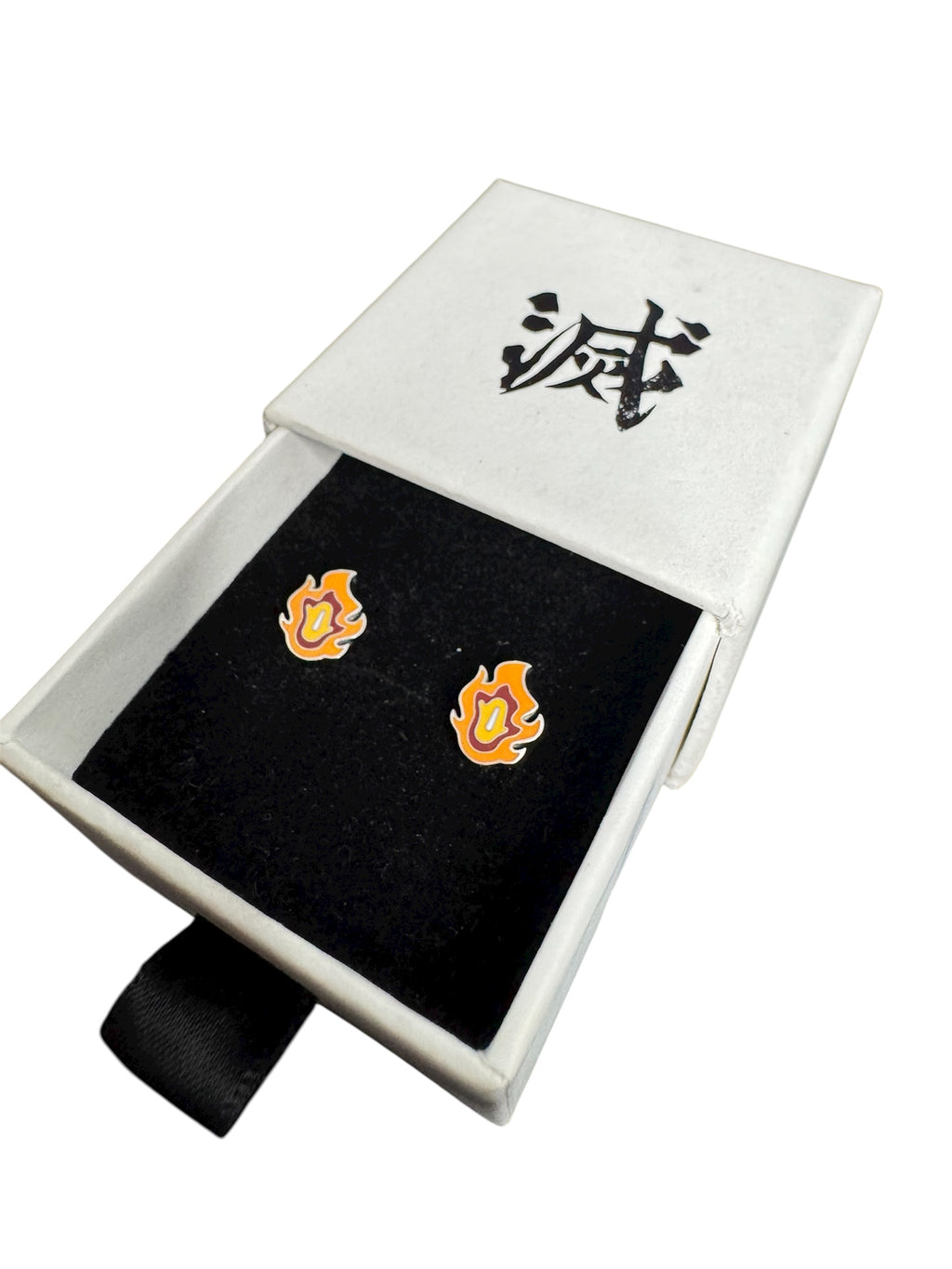 Heart ablaze earrings